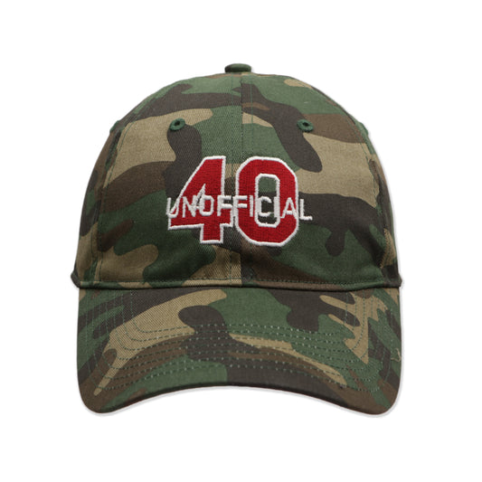 The Unofficial 40 Podcast Relaxed Twill Camo Hat