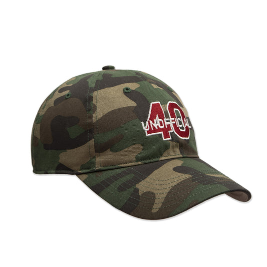 The Unofficial 40 Podcast Relaxed Twill Camo Hat