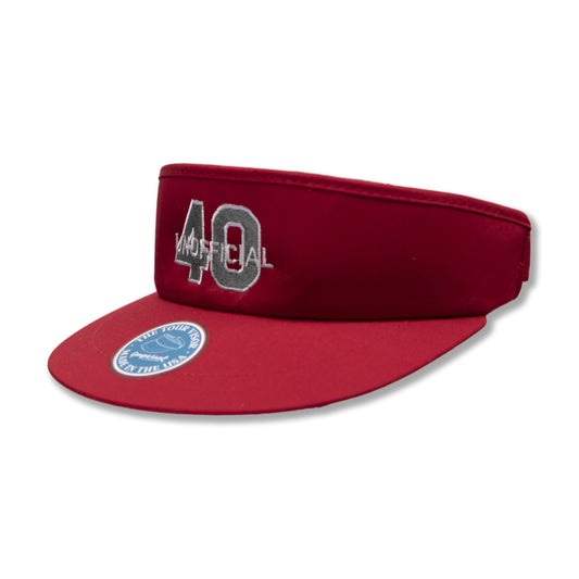 Unofficial 40 Imperial Tour Visor in red