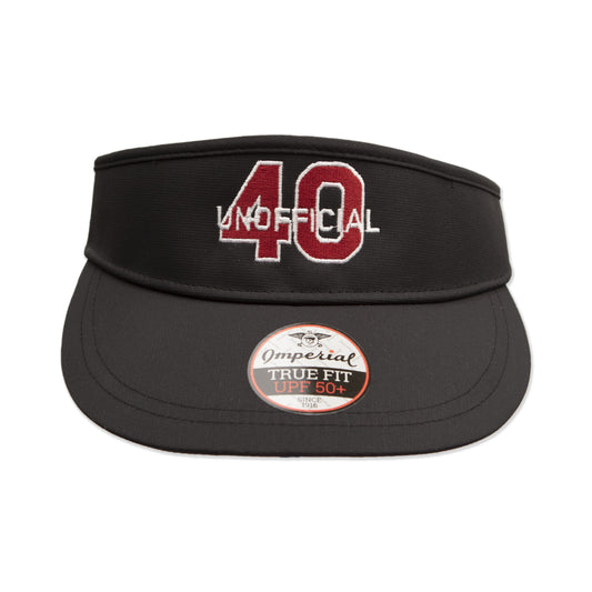 The Unofficial 40 Podcast Imperial High Crown Visor (black)