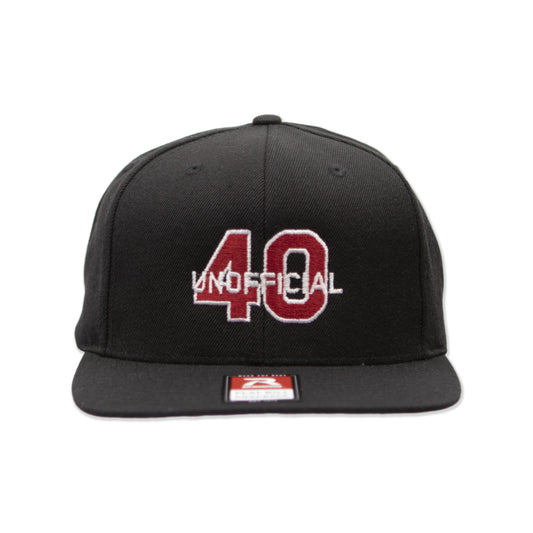 Unofficial 40 Wool Flatbill Snapback