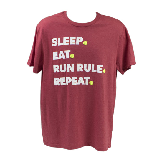 Sleep. Eat. Run Rule. Repeat T-shirt